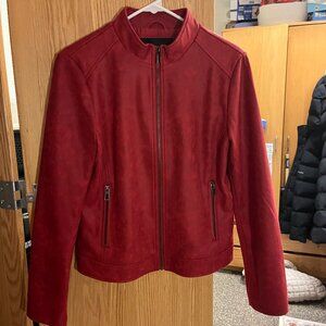 LIKE NEW Desigual Red Suede Jacket